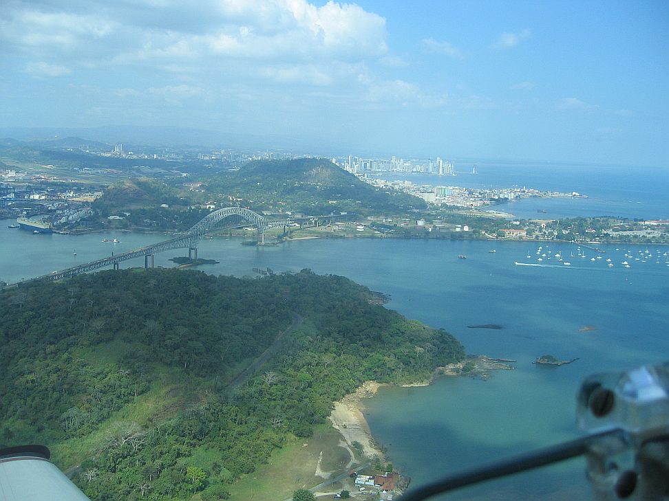 Panama City and Bridge of the Americas